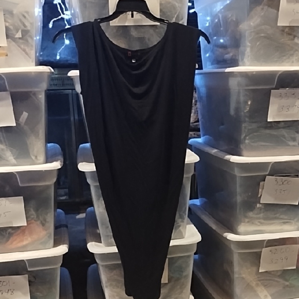 Quontum Black Sleeveless Cutout Dress